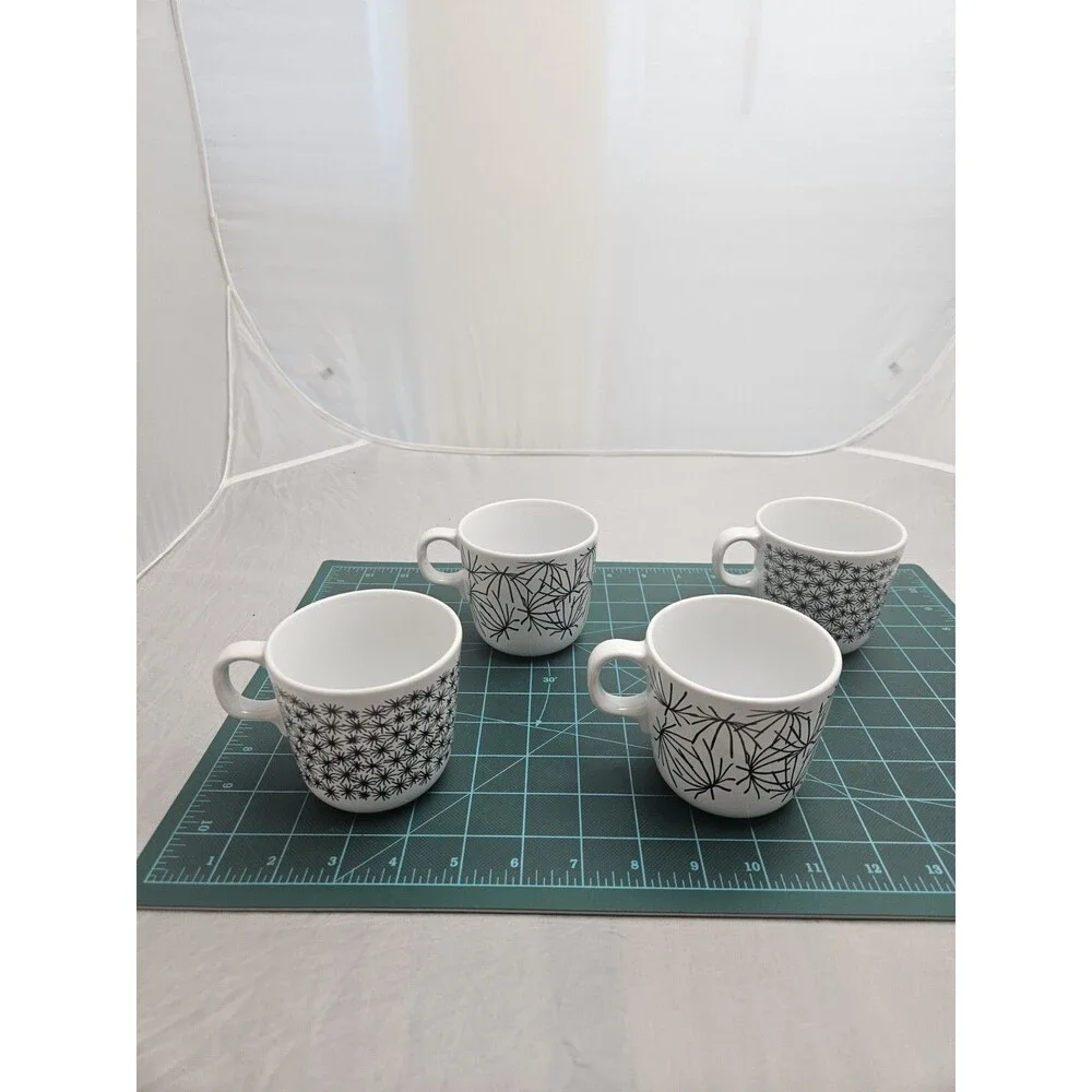 IKEA Coffee Cups Modern Design Maria Vinka Ungdom Set of 4 Dandelion